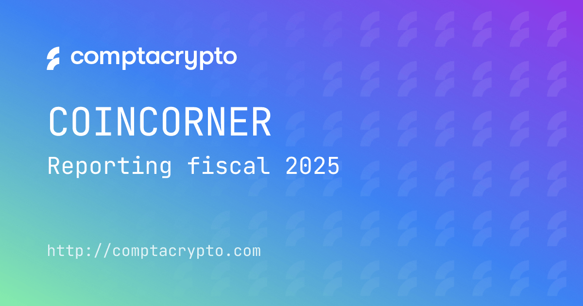 CoinCorner 2025 : reporting fiscal pour détenteurs de BTC