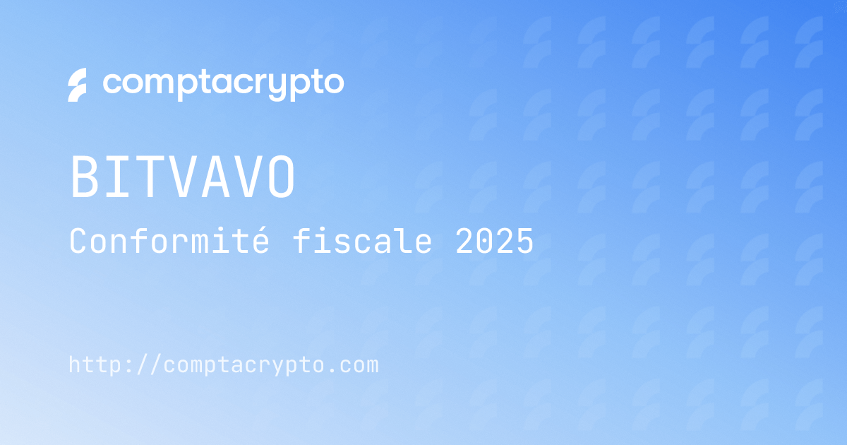 Bitvavo 2025 : conformité fiscale pour utilisateurs français