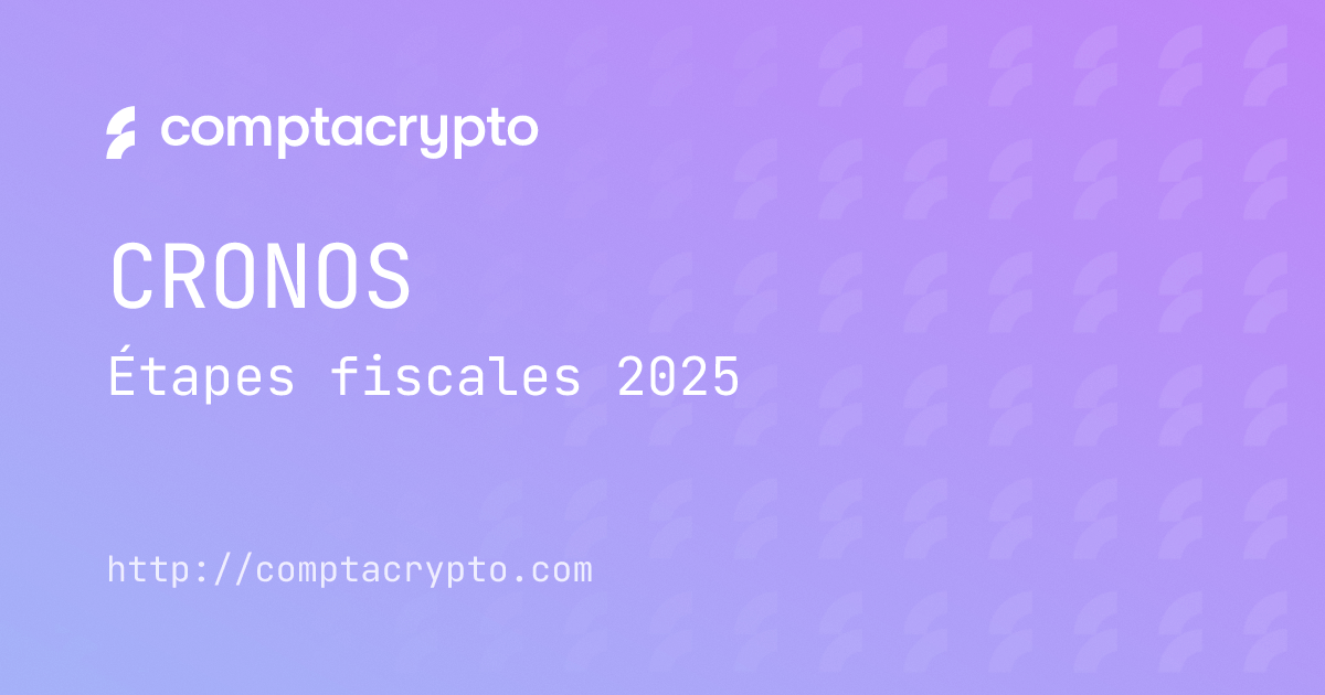 Cronos CRO : étapes de déclaration fiscale 2025