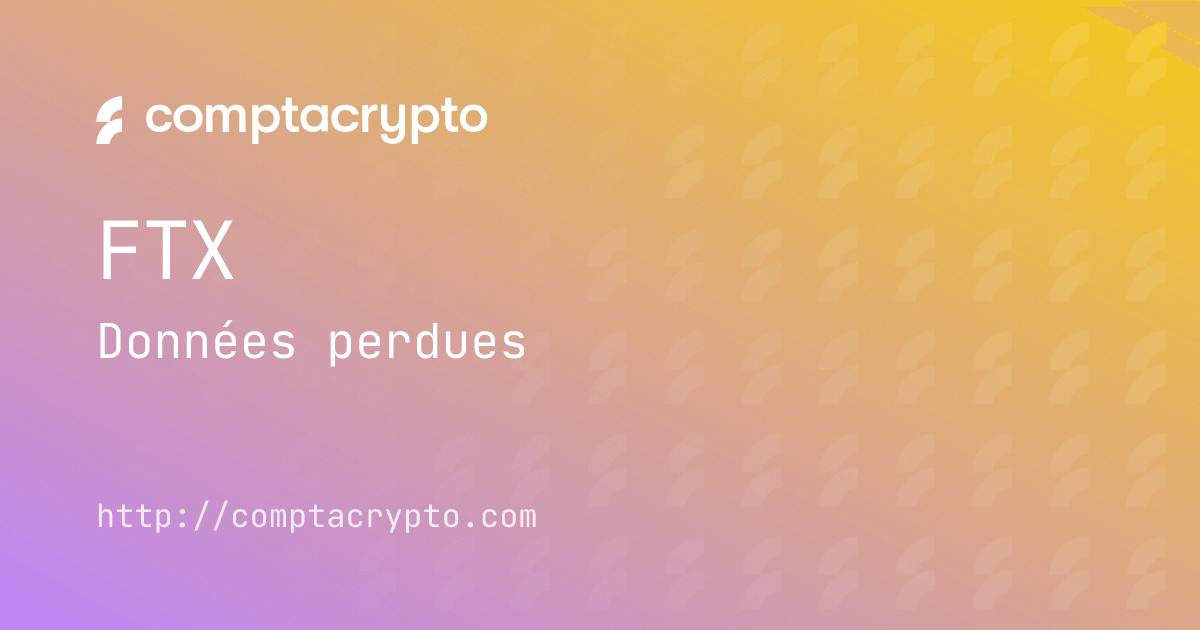 Perte d’accès aux données FTX