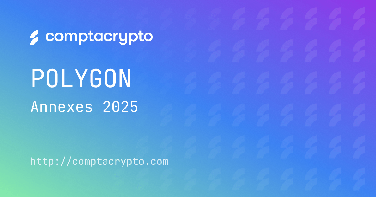 Polygon MATIC : annexes d’impôts 2025 pour contribuables français