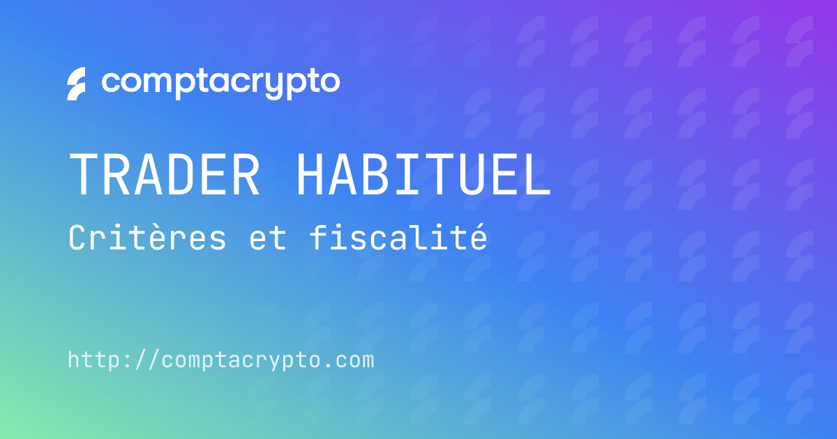 Statut de trader habituel