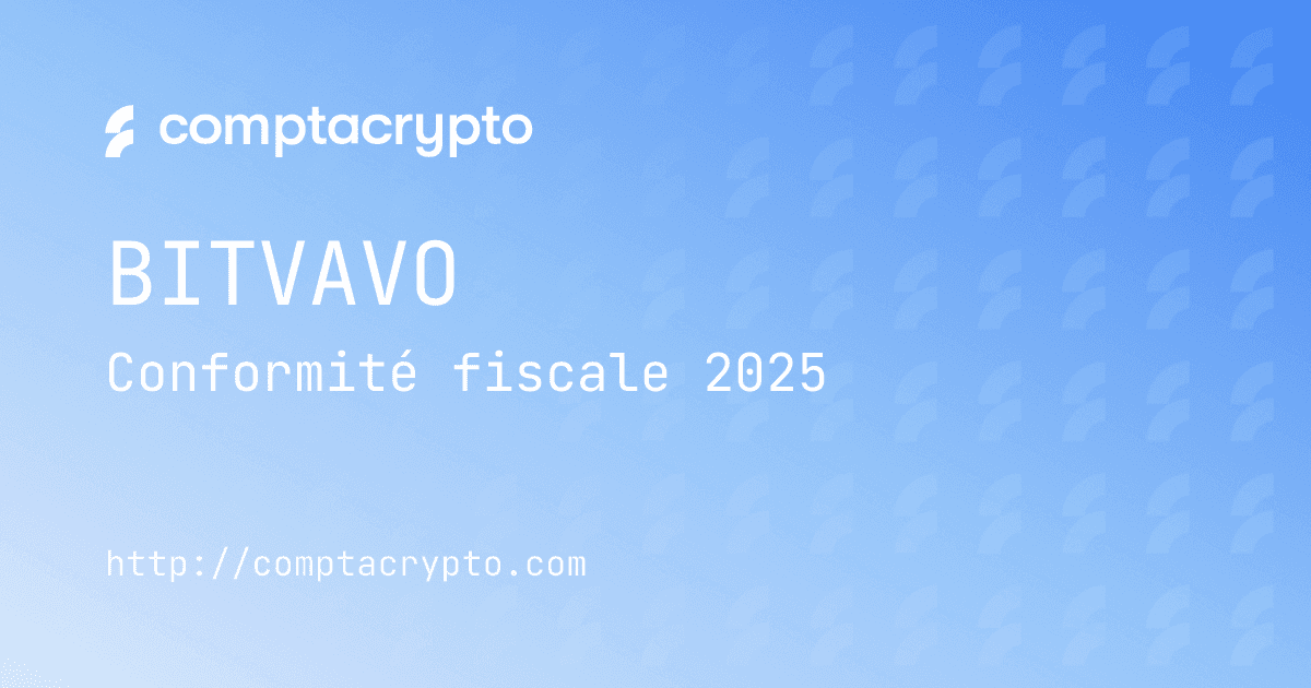 Bitvavo 2025 : conformité fiscale pour utilisateurs français