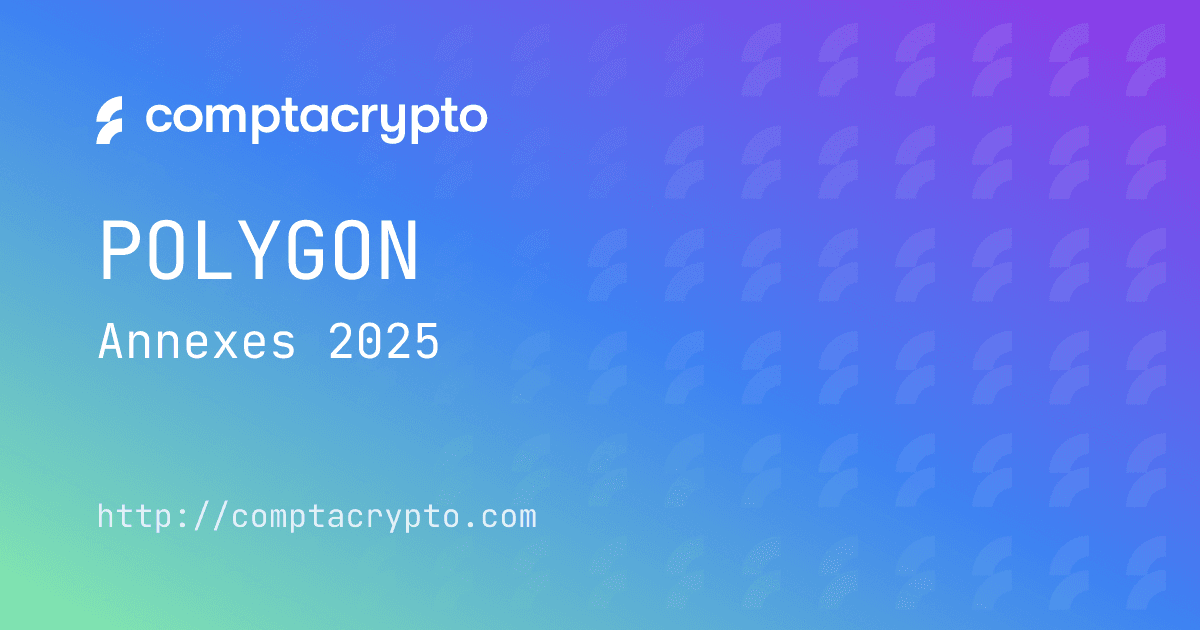 Polygon MATIC : annexes d’impôts 2025 pour contribuables français