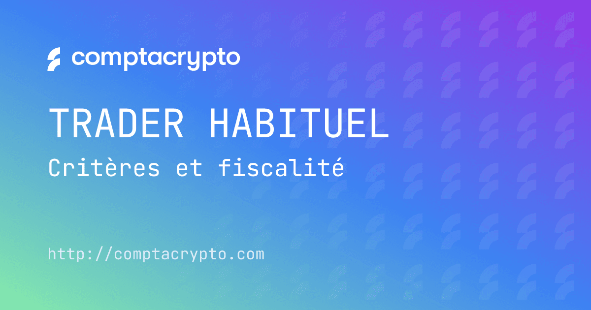 Statut de trader habituel